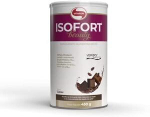 Isofort Beauty Whey Protein (Isolado e Hidrolisado) + Colágeno Verisol 450G Chocolate, Vitafor