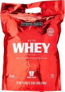 Nutriwhey Pouch 1.8Kg Morango, Integralmedica