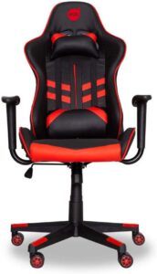 Cadeira Gamer Dazz Prime-X Com Apoio de Braço - Preto/Vermelho
