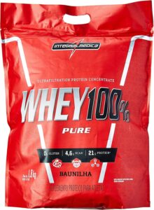 Whey 100% Pure Pouch 1.8Kg Baunilha, Integralmedica, 1.8Kg