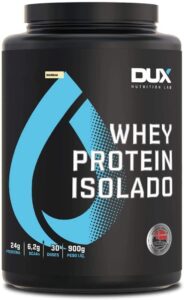 Whey Protein Isolado Baunilha - Pote 900 g Dux Nutrition