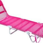 Cadeira Espreguiçadeira Textilene Aluminio - Rosa 4160 Bel Fix Rosa