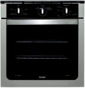 Forno de embutir elétrico Consul 84 litros prata com Grill e Timer Autodesligamento - COB84AR 220V