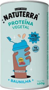 Natuterra Proteína Vegetal Sabor Baunilha 450g