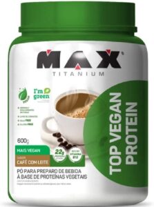 Top Vegan Protein (600G) - Café com Leite, Max Titanium