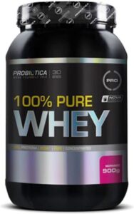 100% Pure Whey, Probiótica, Morango, 900 G