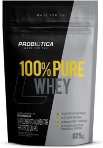 100% Pure Whey Refil (825G) - Sabor Baunilha, Probiótica