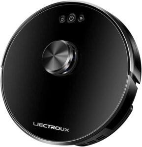 Robô Aspirador Liectroux XR500 Aspira e Passa Pano Compatível com Alexa e Google (Preto)