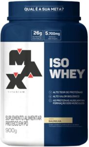 Iso Whey - 900G Baunilha - Max Titanium, Max Titanium