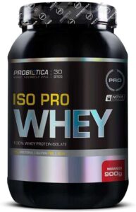 Iso Pro Whey Morango, Probiótica, 900g