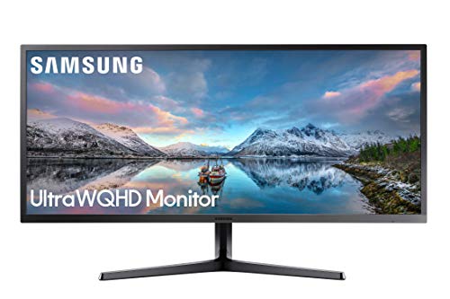 Monitor panorâmico Samsung de 86,36 cm Ultrawide WQHD (LS34J550WQNXZA)