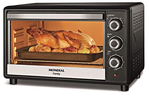 Forno Elétrico Family 2, 36 Litros, Preto, Mondial - FR-17