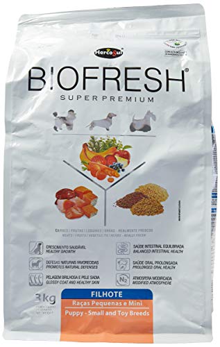 A Ração Hercosul Biofresh para Cães Filhotes de Raças Pequenas Biofresh Para Todas Pequeno Filhotes, 3kg