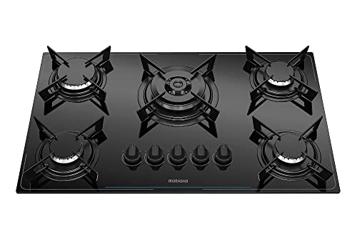 Cooktop Midi Pop Art 5 bocas Tripla Chama - Preto