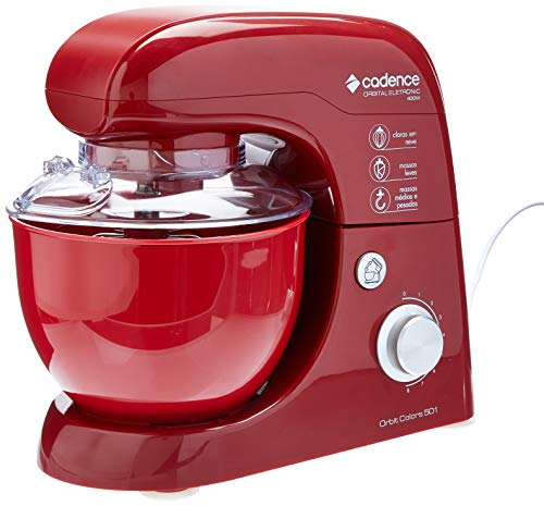 Batedeira Orbital Orbit Colors, Cadence Bat501-127, Vermelho, 110V
