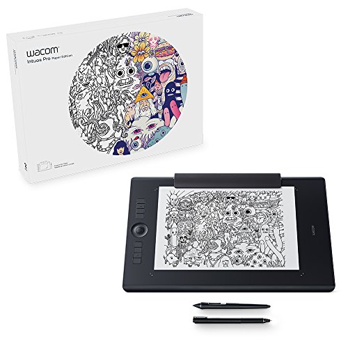 Mesa Digitalizadora Intuos Pro Paper Grande Wacom (Pth860P), Wacom, Tablets de design gráfico, Preto, Grande